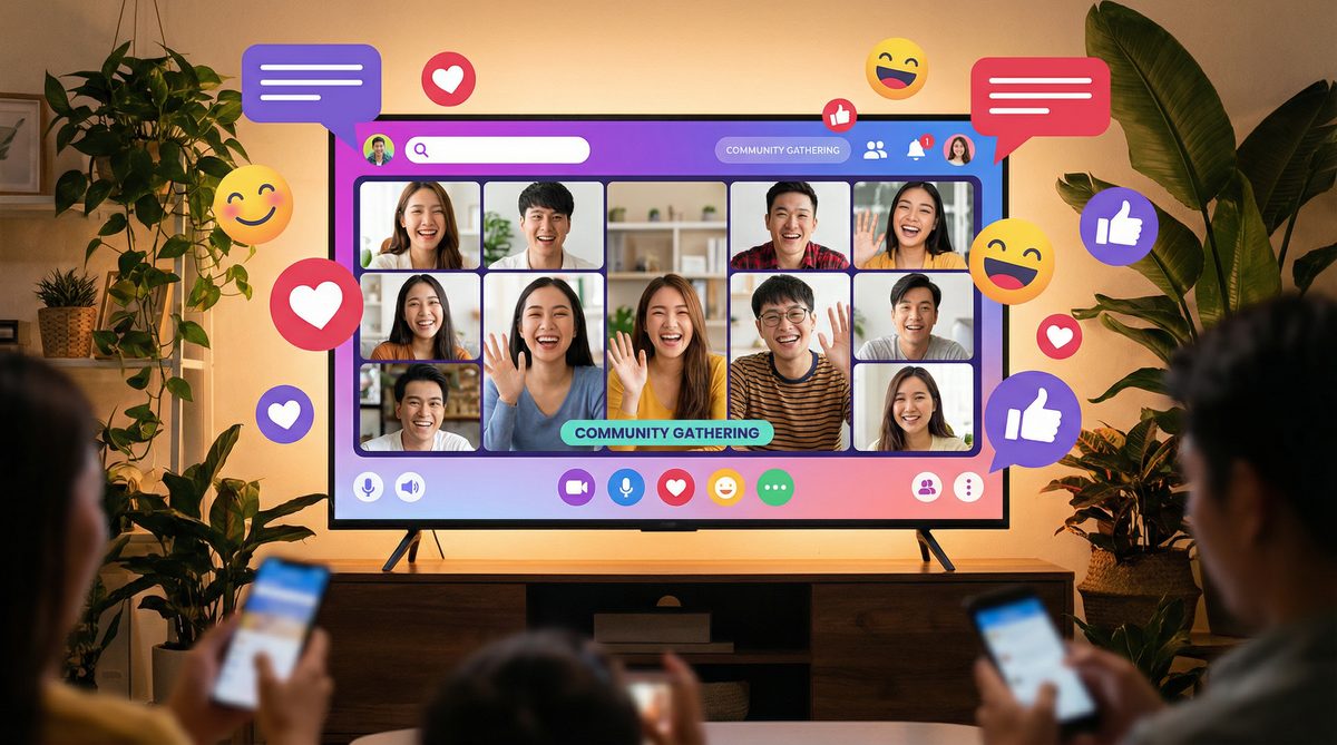 老司机视频社区互动场景